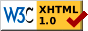 valid XHTML 1.0